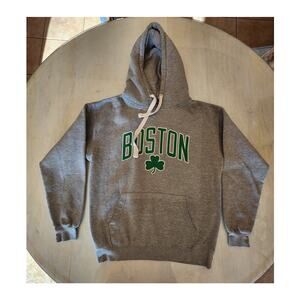 Boston Clover Hoodie Gray SZ Small Activewear Athleiure